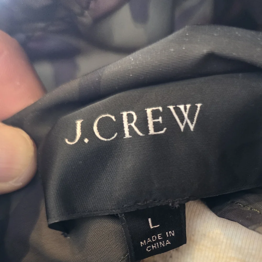 J. Crew Womens Camo Windbraker Sz L - Picture 5 of 8